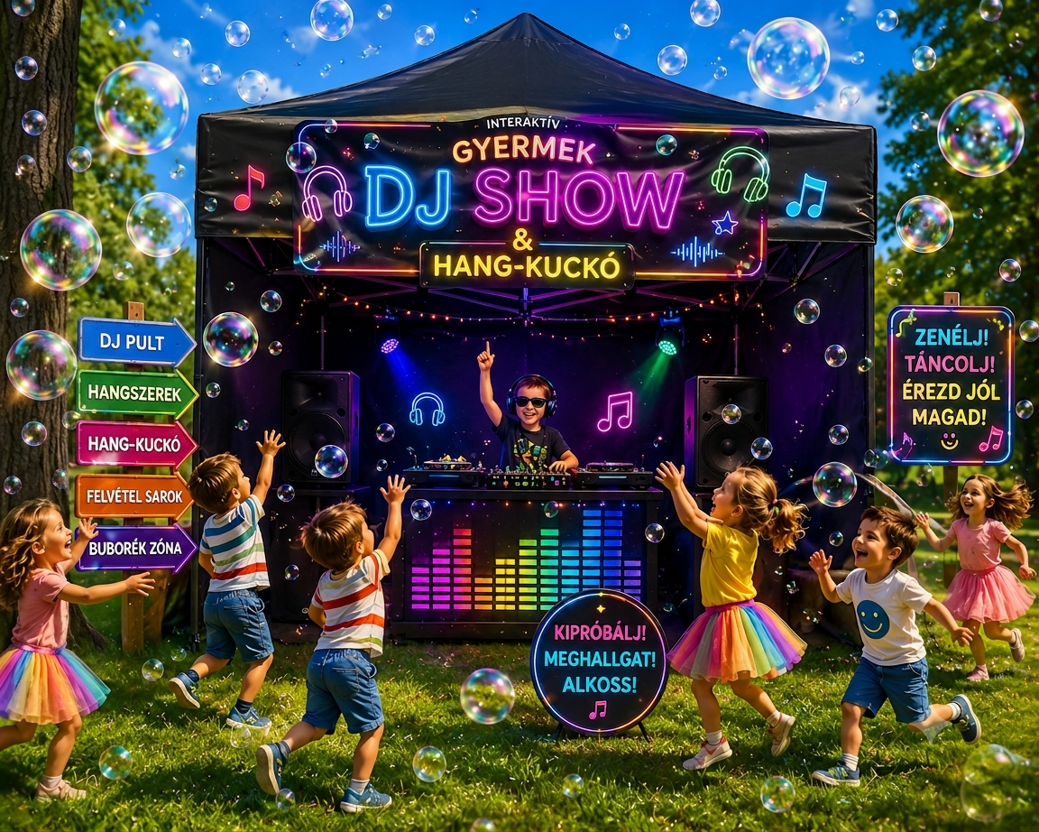 Interaktív Gyermek DJ Show